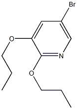 5-broMo-2,3-dipropoxypyridine 结构式