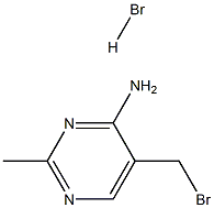 5-(BroMoMethyl)-2-MethylpyriMidin-4-aMine hydrobroMide 结构式