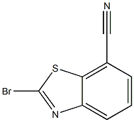 2-溴-7-氰基苯并噻唑 结构式