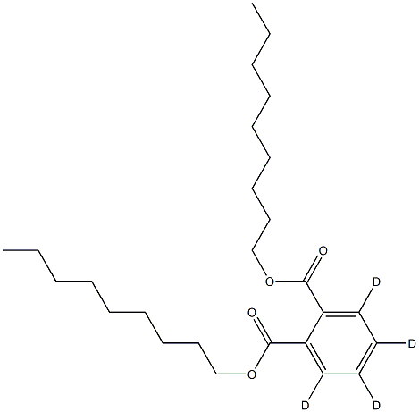 Phthalic acid, bis-n-nonyl ester D4 结构式