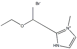 1-乙基乙基醚-3-甲基咪唑溴盐 结构式