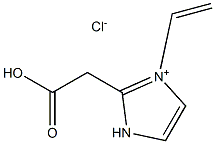 1-羧甲基-3-乙烯基咪唑氯盐 结构式