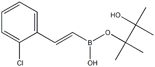 2-氯苯乙烯硼酸频哪醇酯 结构式