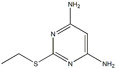 2-(Ethylthio)pyrimidine-4,6-diamine 结构式