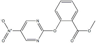 Methyl 2-(5-nitropyriMidin-2-yloxy)benzoate 结构式