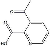 3-Acetyl-2-pyridinecarboxylic acid 结构式