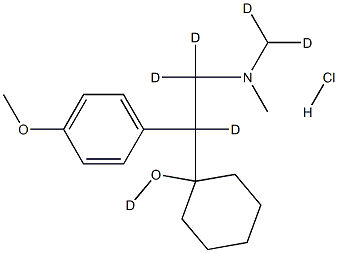 Venlafaxine-d6 hydrochloride 结构式