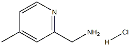 (4-Methylpyridin-2-yl)methylamine hydrochloride 结构式