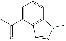 1-(1-Methyl-1H-indazol-4-yl)ethan-1-one 结构式