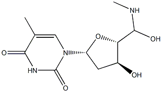 5'-Methylaminothymidine 结构式