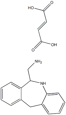 (6,11-二氢-5H-二苯基[B,E]氮杂-6-基)-甲基胺·富马酸盐 结构式