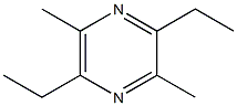 2,5-二乙基-3,6-二甲基吡嗪 结构式