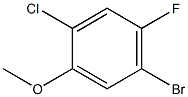 2-氯-4-氟-5-溴苯甲醚 结构式