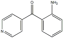 2-氨基苯基-4-吡啶基-甲酮 结构式