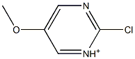 2-氯-5-甲氧基-4-嘧啶乙脒 结构式