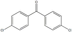 4,4'-二氯基二苯甲酮 结构式