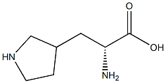 3-(3-吡咯烷基)-D-丙氨酸 结构式