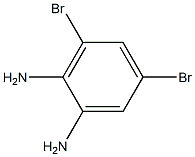 3,5-二溴苯-1,2-二胺 结构式