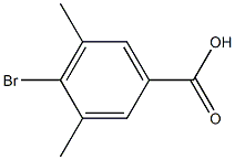 3.5-二甲基-4-溴苯甲酸 结构式