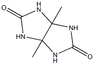 3A,6A-二甲基甘脲 结构式