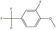 3-氟-4-甲氧基三氟甲苯 结构式