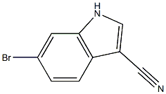 3-氰基-6-溴吲哚 结构式