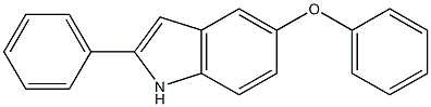 5-苯氧基-2-苯基吲哚 结构式