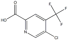 5-氯-4-三氟甲基吡啶-2-甲酸 结构式