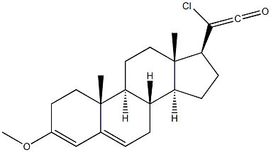 20-氯-3-甲氧基-孕甾-3,5,20-三烯-21-醛 结构式