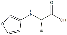 L-3-呋喃丙氨酸 结构式