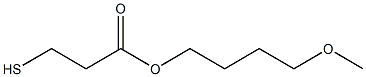 METHOXYBUTHYL3-MERCAPTOPROPIONATE 结构式