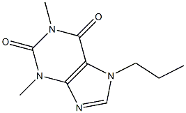 二氢丙茶碱 结构式
