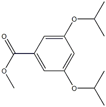 3,5-二异丙氧基苯甲酸甲酯 结构式