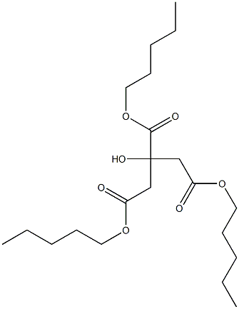 柠檬酸三戊酯 结构式