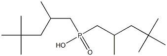 双(2,4,4-三甲基戊基)次膦酸 结构式