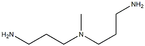 N-甲基双(3-氨丙基)胺 结构式