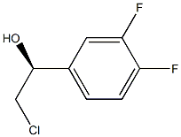 (S)-2-氯-1-(3,4-二氟苯基)乙醇 结构式