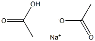 乙酸-乙酸钠 结构式