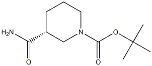 R-1-BOC-3-哌啶甲酰胺 结构式