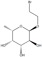 2-溴乙基Α-L-岩藻吡喃糖苷 结构式