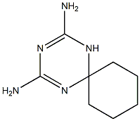 1,3,5-Triazaspiro[5.5]undeca-1,3-diene-2,4-diamine 结构式