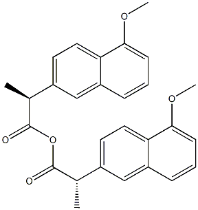 NAPROXEN 萘普生 结构式