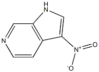 3-硝基-6-氮杂吲哚 结构式