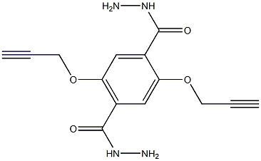 2,5-双(丙-2-炔-1-基氧基)对苯二甲酰肼 结构式