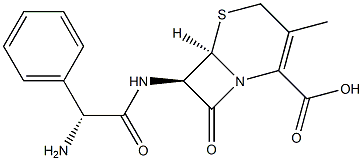 头孢氨苄杂质 6 结构式