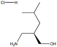 (R)-2-(aminomethyl)-4-methylpentan-1-olhydrochloride 结构式