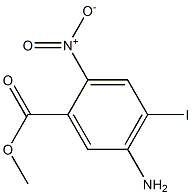 5-Amino-4-iodo-2-nitro-benzoic acid methyl ester 结构式