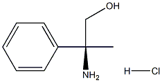 (2S)-2-AMINO-2-PHENYL-PROPAN-1-OL HCL 结构式