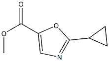 2-环丙基-恶唑-5-甲酸甲酯 结构式