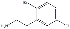 2-(2-BROMO-5-CHLOROPHENYL)ETHAN-1-AMINE 结构式